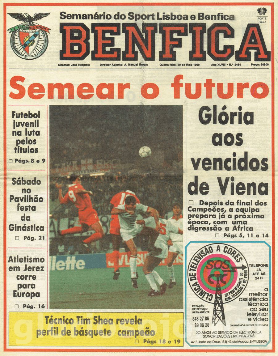 jornal o benfica 2484 1990-05-30